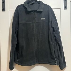 Columbia Black Men’s XXL Fleece Zip Jacket